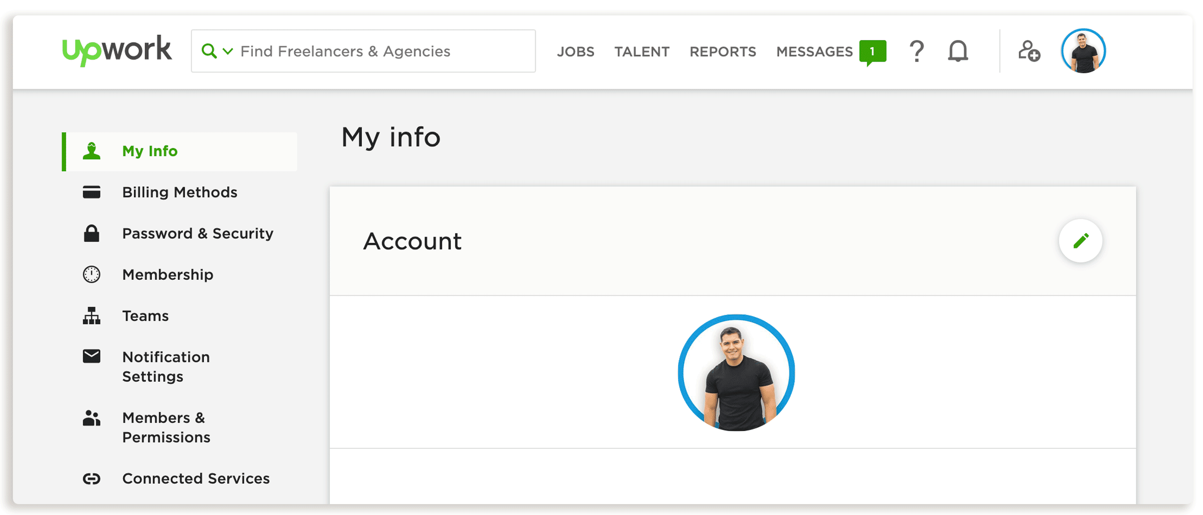 Upwork Create Profile