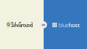 Bluehost vs Siteground Screenshots