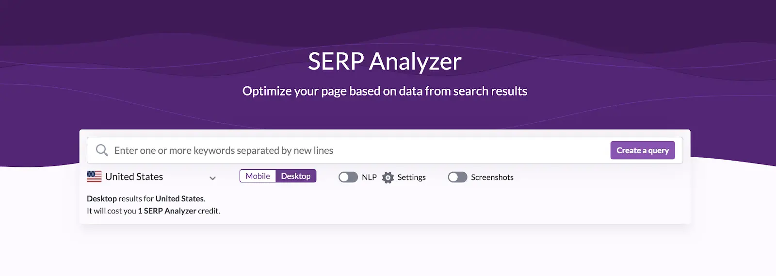 SERP Analyzer surfer - Surfer seo Black Friday Deal 