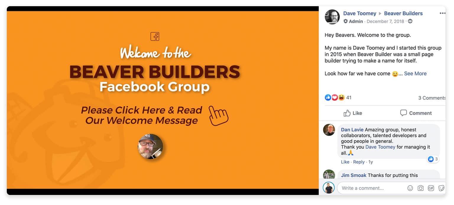 Bever Builder Facebook Group