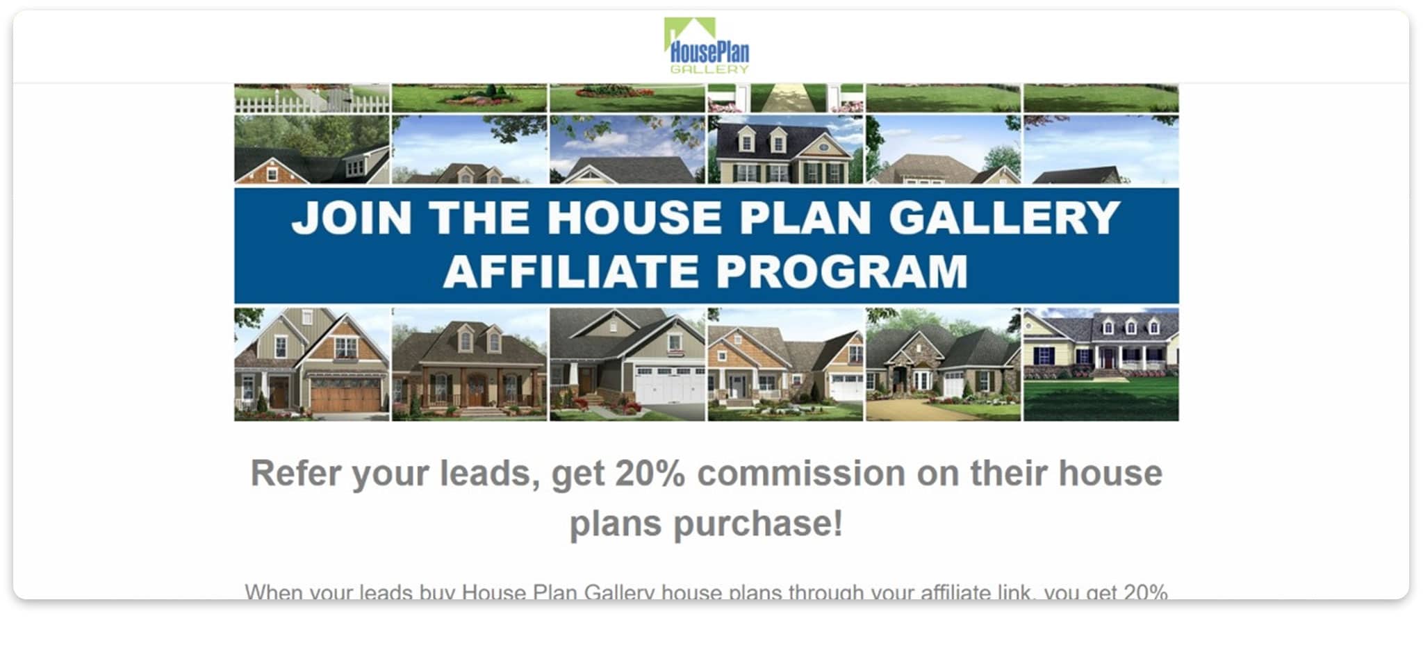 House Plan Gallery affiliate 