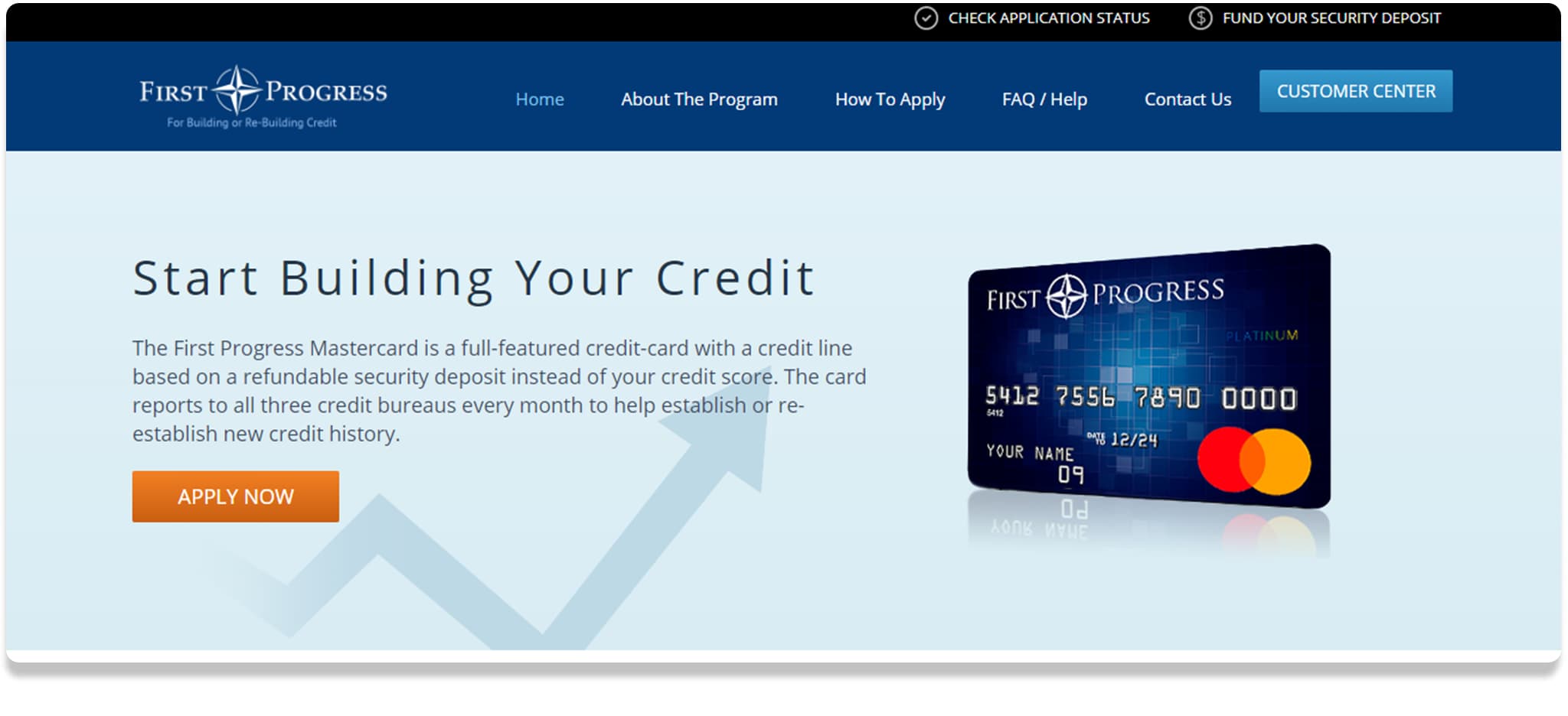 First Progress Platinum MasterCard