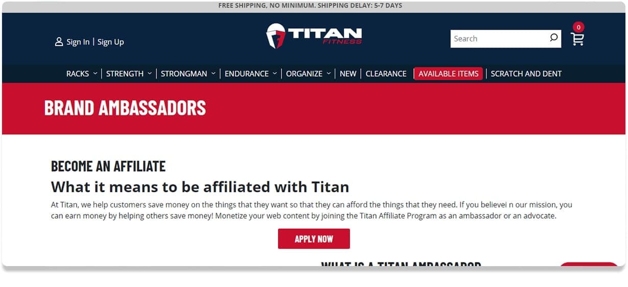 Titan Affiliates