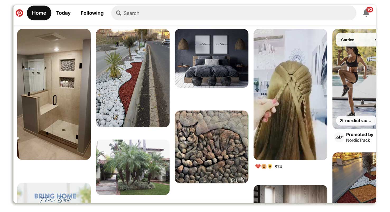 Pinterest Screenshot