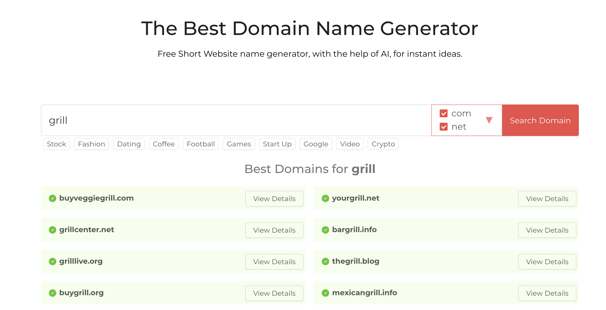 Domain Picker