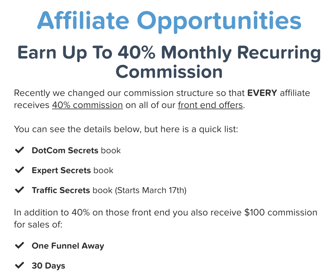 Affiliate Opportunities