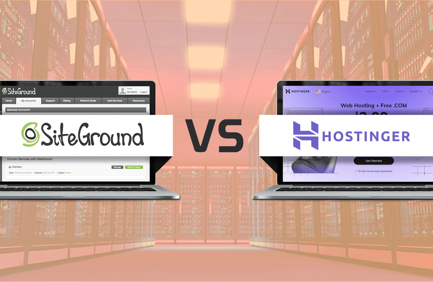 Hostinger vs SiteGround 2022
